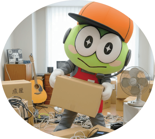 カエルヤのマスコットキャラクター