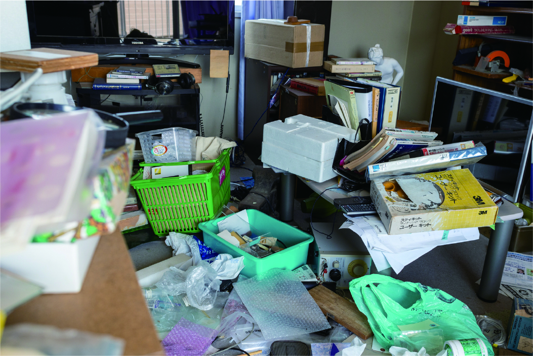 ゴミ屋敷の写真